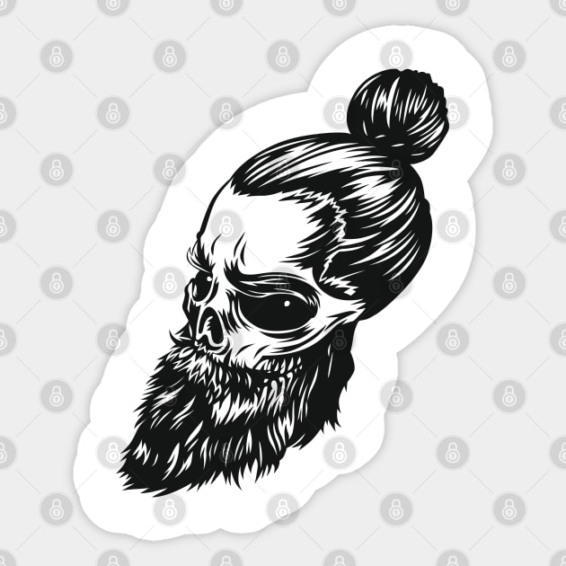 Swaggy Skull Sticker by Whatastory